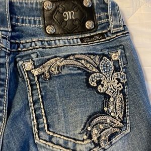 Miss Me ankle skinny gorgeous bling size 26